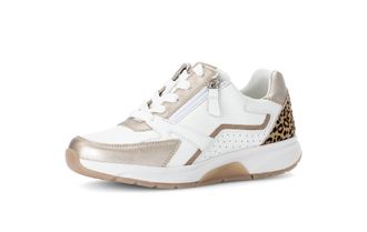 Gabor Womens Low-Top Trainers, Womens Trainers, White Powder Natural 53, 6.5-7 UK