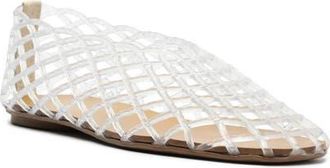 Arezzo Jada Jelly Ballet Flat in Translucido at Nordstrom, Size 8.5