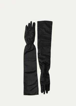 Prada Long Silk Gloves