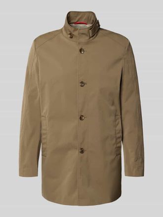 Cinque Mantel mit durchgehender Knopfleiste in Oliv, Gr&ouml;&szlig;e 102