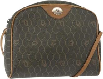 Dior Pre-owned Plastic Cross Body Bag - Dames - Vintage Schoudertas - Grijs - ONE Size - Leer - Vintage