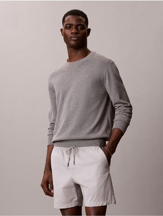 Calvin Klein Jeans Calvin Klein Mens Cotton Stretch Chino Pull-On Shorts - Grey - XL