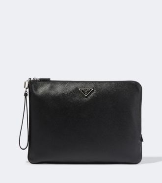 Prada Saffiano leather pouch