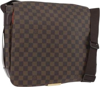 Louis Vuitton Pre-owned Cross Body Bags, female, Brown, Size: ONE SIZE Pre-owned Damier Ebene Shoulder Bag