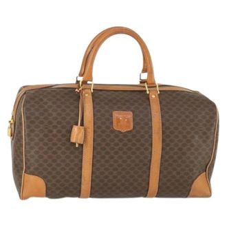 Celine Pre-owned Weekend Bags, female, Brown, Size: ONE SIZE Pre-owned Vintage Weekend Bag