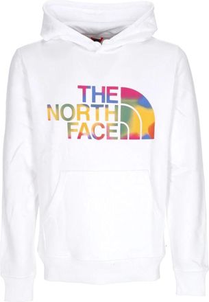 The North Face Witte Multi Fleece Gevoerde Hoodie - Heren - Sportshirts - Wit - XS - Katoen - Fitness