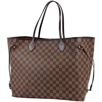 Louis Vuitton Brown Damier Canvas Damier Canvas Shoulder Bag Tote Bag (Pre-Owned)