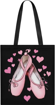 Generic Ballet Shoes Tote Bag for Women Men Shoulder Bags Purses Pouch Handbags