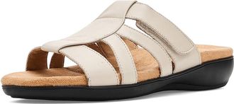 Trotters Ramona Sandals Womens Sandals Ivory : 10.5 N (AA), Leather