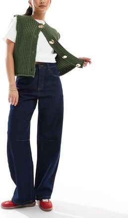 Cotton On ASOS DESIGN - Jeans bombati indaco-Blu