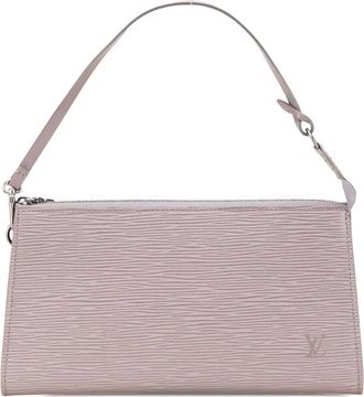 Louis Vuitton Borsa a spalla Pochette Accessoires in pelle Epi 2002 - Viola