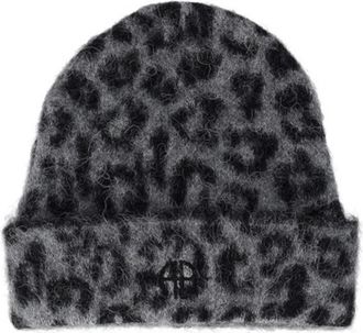Anine Bing Elia Beanie - Dames - Hoeden - Grijs - ONE Size - Wol - Accessoires