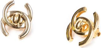 Chanel Orecchini a clip CC 1990 - Oro