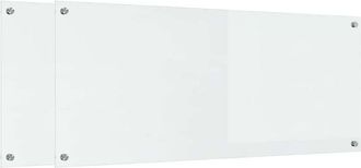 vidaXL Salpicadero De Cocina 2 Pcs Transparente 120 X 50 Cm Vidaxl