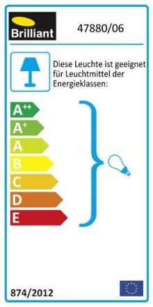 Brilliant Aplique De Pared Exterior Hollywood - Brilliant - Negro - Sensor De Presencia - 60w E27