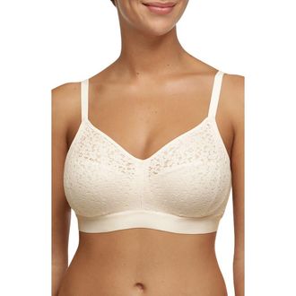 Chantelle Norah Supportive Wireless Bra in Talc-Nl at Nordstrom, Size 36C