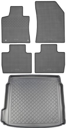 OEM Peugeot 508 Ii / 508 Ii Hybrid Sw Kombi (5 Puertas) Desde Junio De 2019. Juego De Alfombrillas De Goma Para Coche + Alfombrilla Para Maletero
