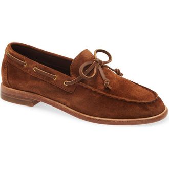 Rag & Bone Carter Boat Shoe in Umber Suede at Nordstrom Rack, Size 8Us / 38Eu