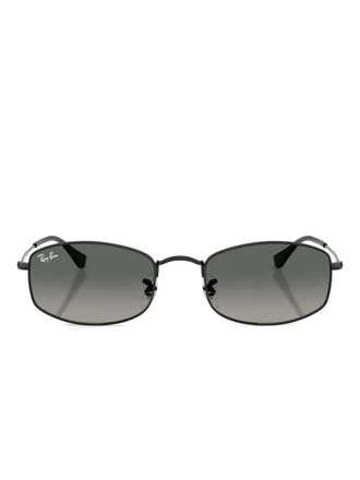 Ray-Ban geometric-frame sunglasses - unisex - Metal - 52 - Black