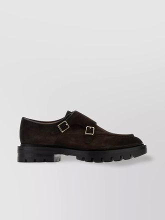 Santoni suede loafers