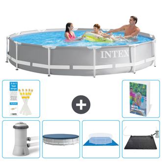 Intex Piscina Prism Frame Redonda - 366x76 Cm - 7-piezas S214