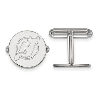 Diamond2Deal Sterling Silver Rhodium-plated Fancy Cuff Links
