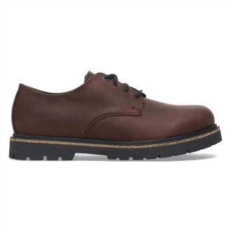 Birkenstock Mens Highwood Lace Low Shoes In Habana