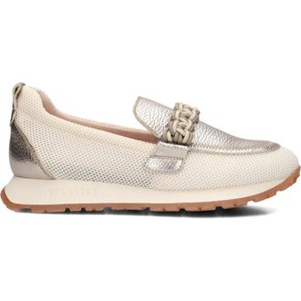 Hispanitas Schoenen, Dames, Veelkleurig, 40 EU, Leer, Gouden Slip-On Loafers