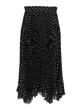 Valentino Garavani Silk Polka Dot Skirt