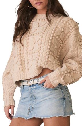 BTB Los Angeles SIMONE SWEATER in Ivory at Nordstrom, Size X-Small
