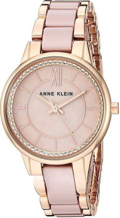 Anne Klein Classic Rose Gold-tone Dial Ladies Watch AK/3344TPRG