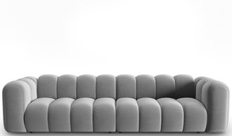 MICADONI 4-Sitzer Design Modul Sofa Lupine - Samtbezug