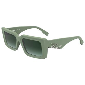 Karl Lagerfeld Womens 53mm Green Sunglasses KL6180S-316-53