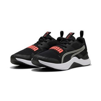 Puma Trainingsschuh PUMA PROSPECT, Damen, Gr. 41, schwarz (puma schwarz, glowing rot), Schuhe Trainingsschuh