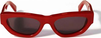 Off-white Sunglasses Ow1050 2507 Honolulu Red/Dark Gray Unisex