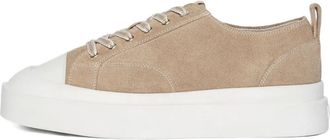 Mani&egrave;re De Voir Sneakers Vienna in pelle scamosciata con cuciture a contrasto - Toni neutri