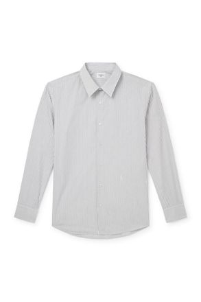 Saint Laurent Pinstriped Cotton-Poplin Shirt
