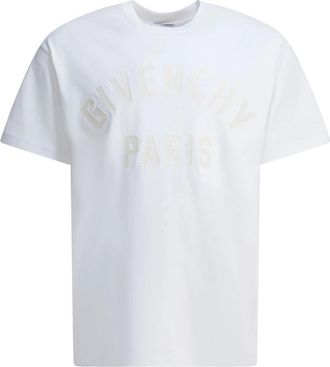 Givenchy Paris T-shirt - Heren - T-shirts - Wit - S - Katoen - Tops