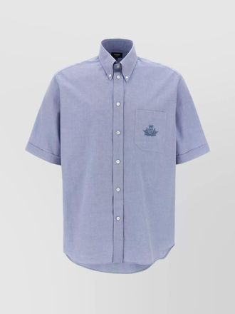 Fendi cotton short-sleeve oxford shirt