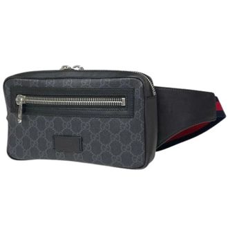 Gucci Pre-owned Vintage Sling Bag - Heren - Vintage Heuptassen - Zwart - ONE Size - Vintage