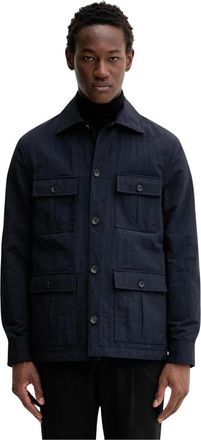 Bally Lichtgewicht Jas - Heren - Zomerjassen - Blauw - L - Jassen