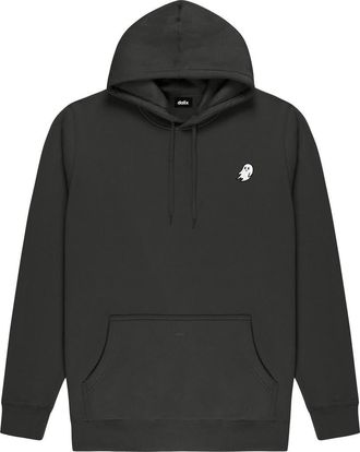 Dalix Ghost Midweight Fleece Classic Hooded Sweatshirt in Coal at Nordstrom, Size Xx-Large
