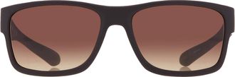 Kenneth Cole Reaction Brown Gradient Rectangular Mens Sunglasses KC1246 49F 58