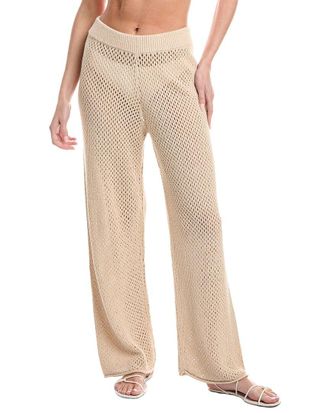 Onia Crochet Knit Wide Leg Pant