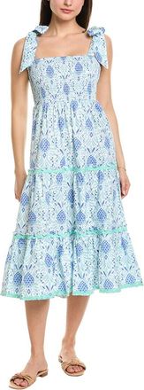 Sail to Sable Smocked Midi Dress