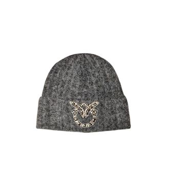 Pinko Beanies - Dames - Hoeden - Grijs - ONE Size - Accessoires