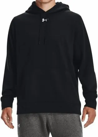 Under Armour Mens Hustle Pull Over Hoodie In Black
