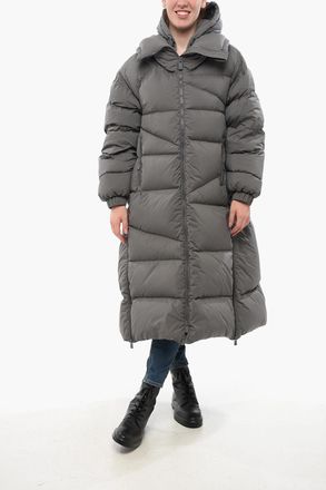Bacon Long Down Jacket NEW DOUBLE with Side Zips Bacon