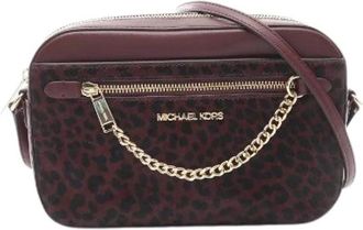 Michael Kors Pre-owned Cross Body Bags, female, Multicolor, Size: ONE SIZE Pre-owned Leather Crossbody Bag