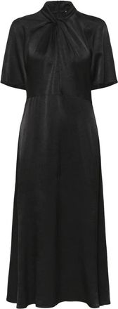 Soaked In Luxury Zwarte Miria Jurk voor Vrouwen - Dames - Maxi kleedjes - Zwart - XS - Kleedjes